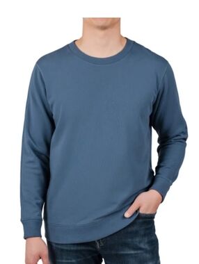 100% Cotton Rough Dress Men's French Terry Crew Sweatshirt